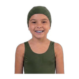 Touca Natação Infantil - 023 - VERDE MILITAR - frente