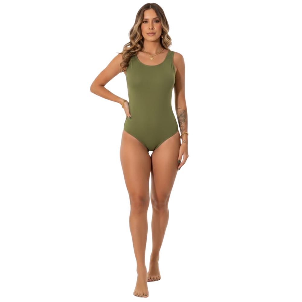 Maiô Stella - 023 - VERDE MILITAR - frente